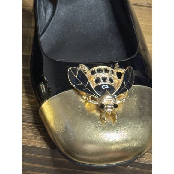 Jeffrey Campbell Jitterbug Patent Singback Flats 10 Patent Whimsygoth Baddie - Picture 4 of 16